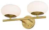 Sloane 2 Light Vanity Satin Brass