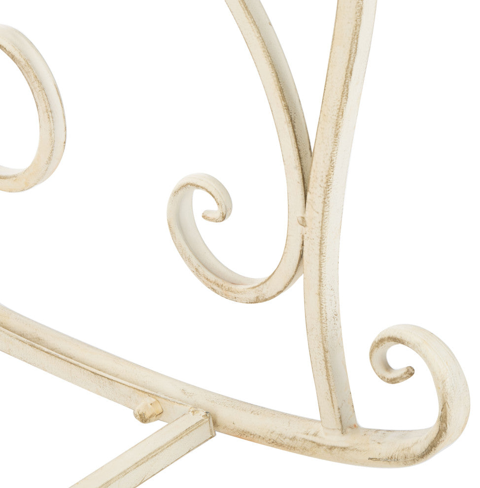 Safavieh Ressi Outdoor Rock Bench, Pearl White