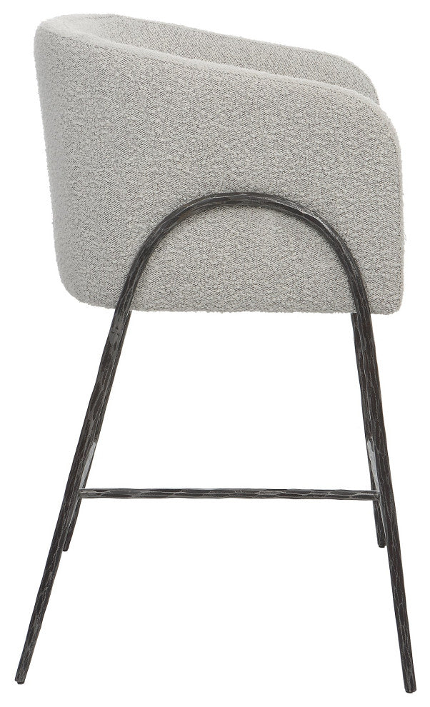Uttermost Jacobsen Gray 27" Counter Stool
