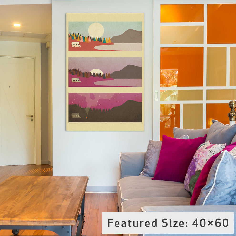 "Campfire" by Jazzberry Blue, 40x26x1.5, 1-Piece