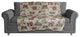 Kids Whimsical Folk Pattern in Red Fleece Blanket