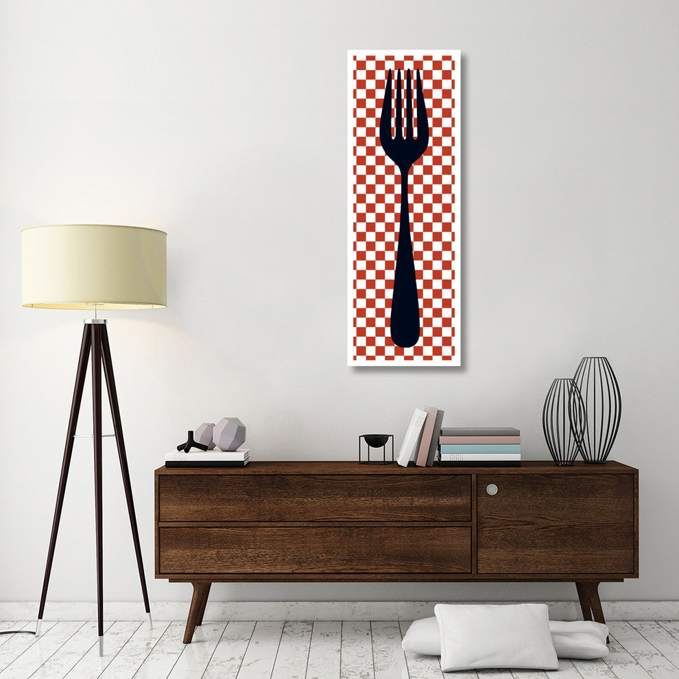 "Mealtime: Picnic - Fork" Digital Paper Print by BG.Studio, 20"x56"