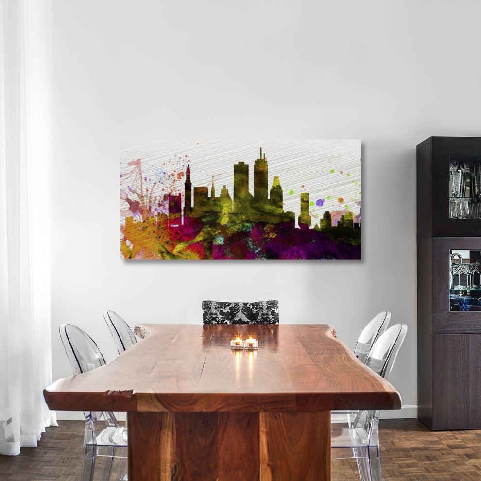 "Boston City Skyline" Fine Art Print