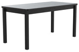 Correll 30"W x 48"D Deluxe High Pressure Lab Table in Black Granite