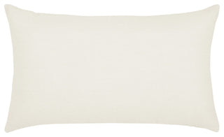 Modern Oval Ocean Lumbar Indoor/Outdoor Performance Pillow, 12"x20"