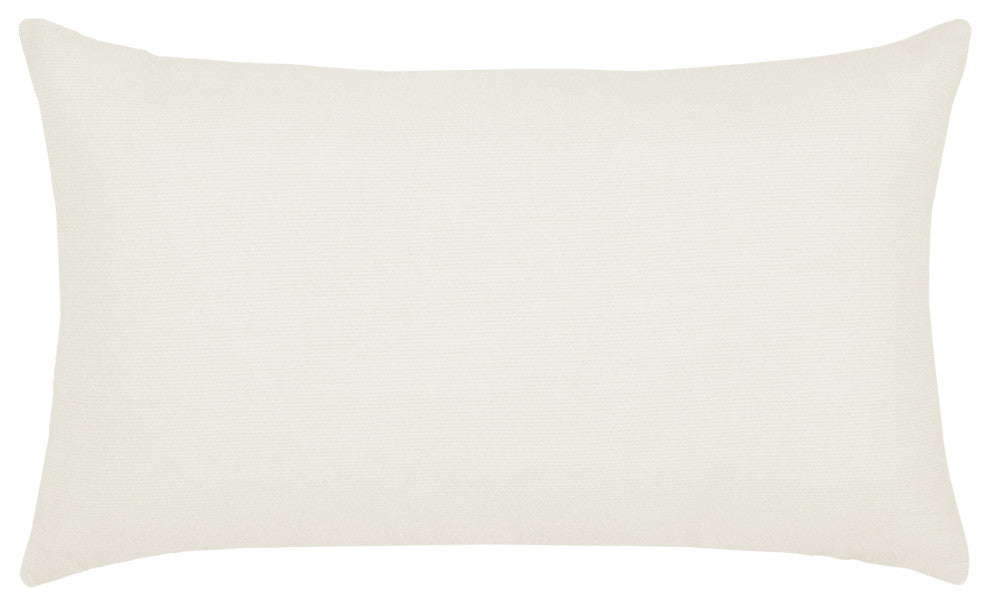Modern Oval Ocean Lumbar Indoor/Outdoor Performance Pillow, 12"x20"