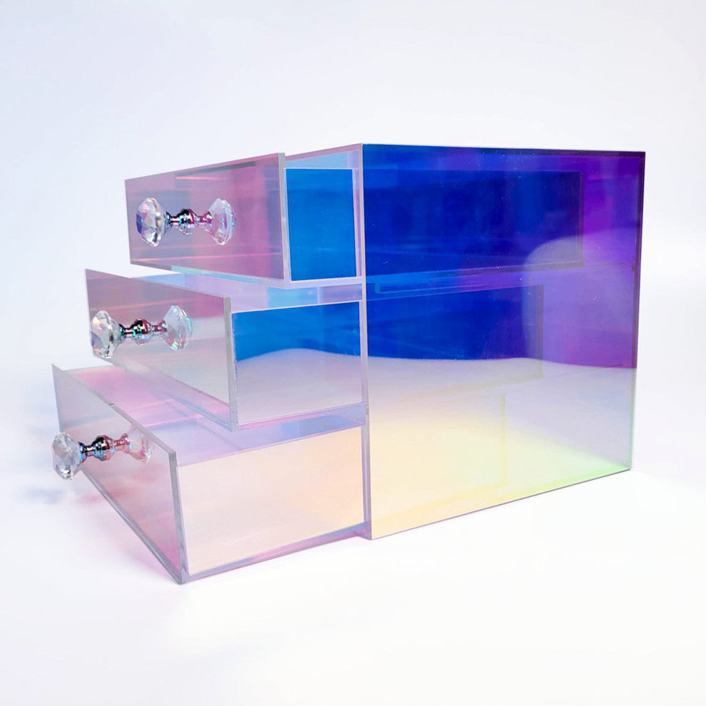 Prisma 3 Tier Clear Acrylic Makeup Organizer