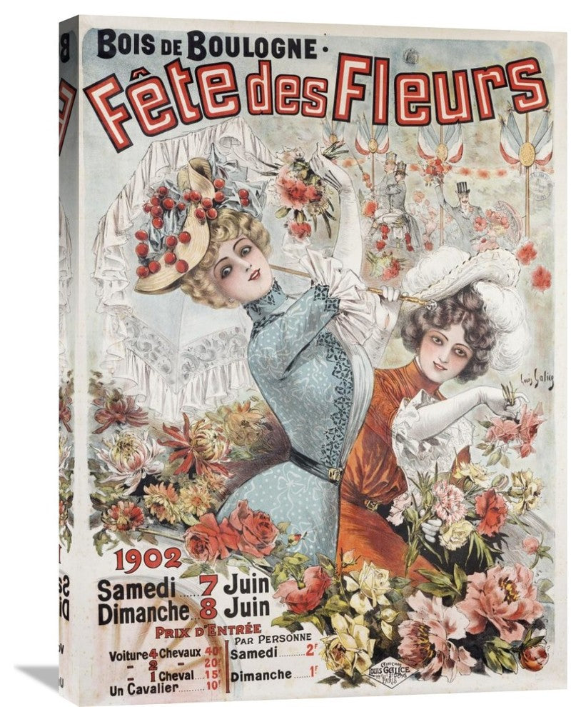 "Fete Des Fleurs" Artwork, 21" x 30"