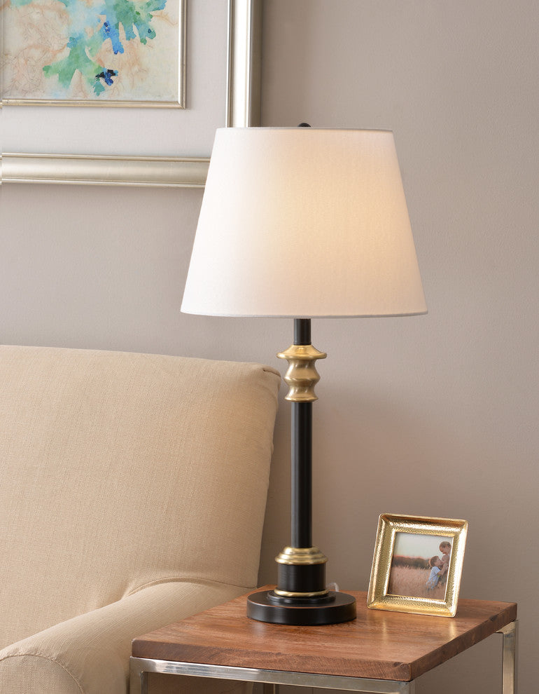 Kenroy 33339AB 1-Light Table Lamp, Jenkins