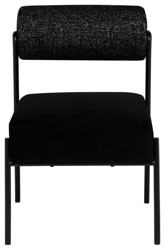 Marni Salt & Pepper Fabric Dining Chair