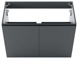 Vitality 36" Wall-Mount Bathroom Vanity, Gray