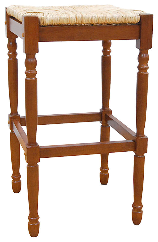 Thomasville Rta 29" Bar Stool, Walnut