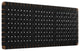 Sparta Weave Wall-Mount Vegan Leather Queen Headboard, Walnut Black