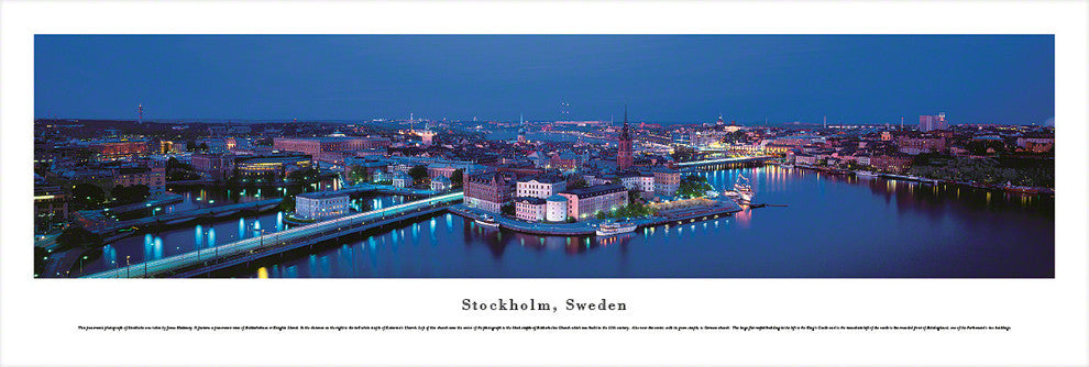 Stockholm, Sweden, Unframed