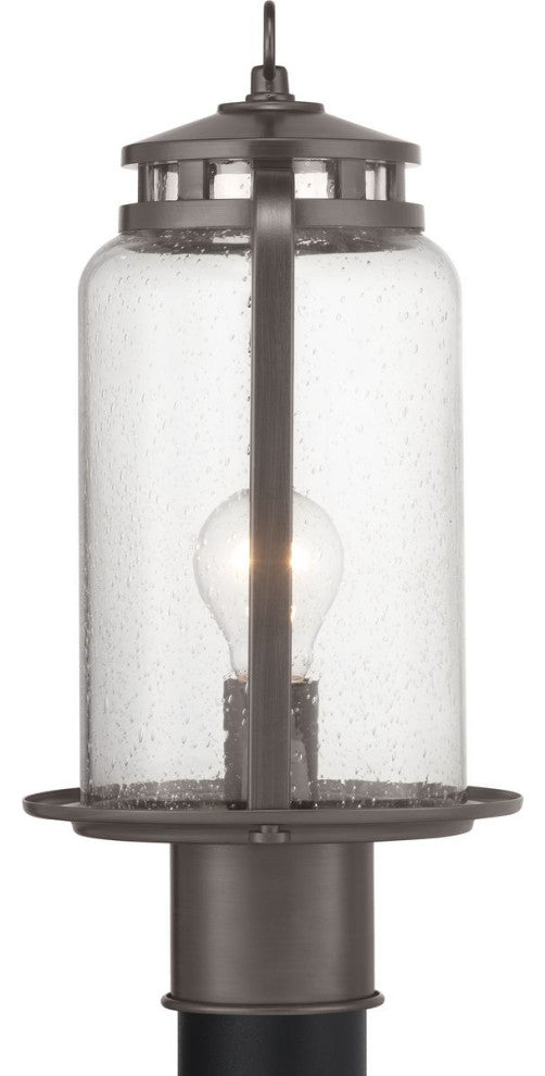 Botta Collection Antique Bronze 1-Light Post Lantern