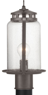 Botta Collection Antique Bronze 1-Light Post Lantern