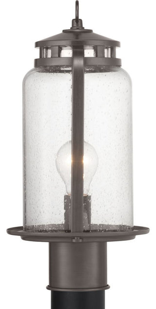 Botta Collection Antique Bronze 1-Light Post Lantern
