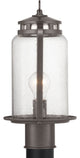 Botta Collection Antique Bronze 1-Light Post Lantern