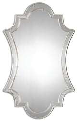 Elara Antiqued Silver Wall Mirror