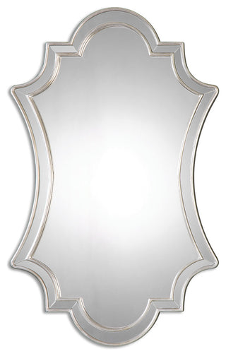 Elara Antiqued Silver Wall Mirror