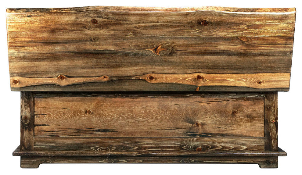 Big Sky Collection Live Edge, 4' Blanket Chest, Provincial Stain