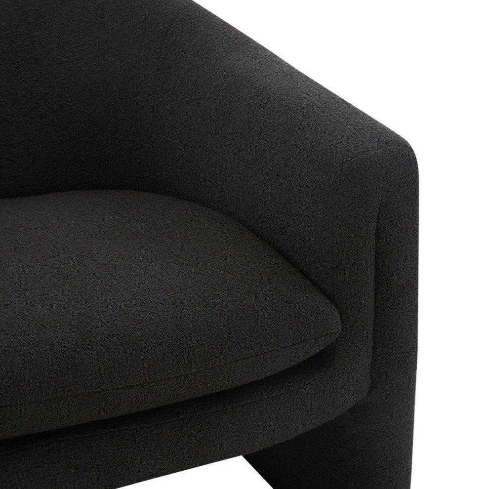 Safavieh Laylette Upholstered Accent Chair, Black