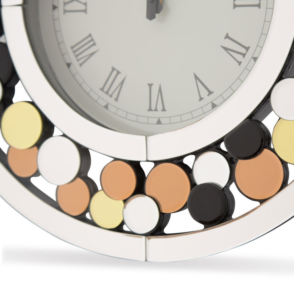 Montreal Round Mosaic Wall Clock