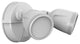 Power Zone O-G1200D-PW LED Security Light, White, 1200 Lumens