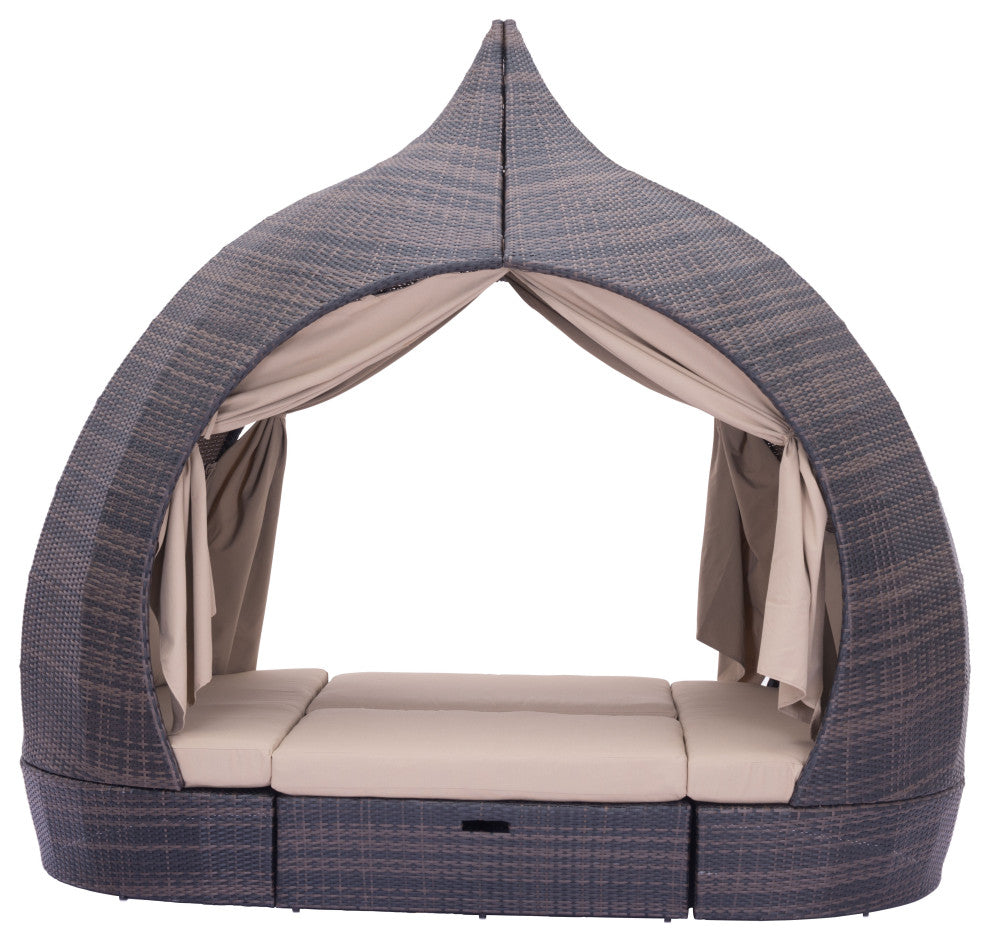 Majorca Daybed Brown and Beige