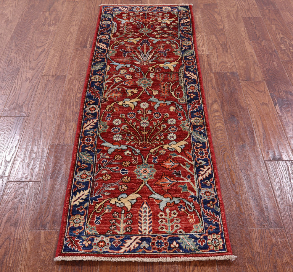 Runner Handmade Persian Fine Serapi Wool Rug 1' 11" X 5' 10" - Q12459