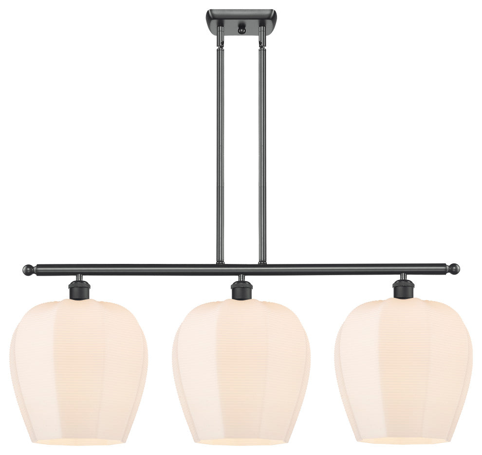 Innovations 516-3I-BK-G461-12-LED 3 Light Island Light, Matte Black