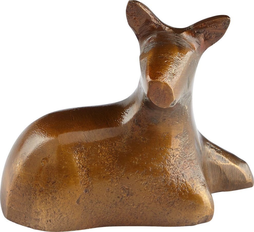 Downtime Sculpture, Antique Brass, Small