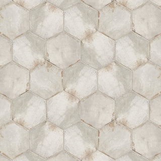 D'Anticatto Hex Bianco Porcelain Floor and Wall Tile