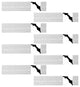 White Urethane Foam Palso - Cornice - Ornate Design 8 Pieces Totaling 782" Long