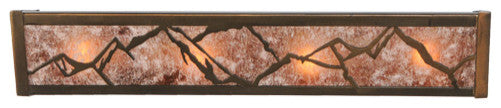 24 Long Mountain Range Vanity Light