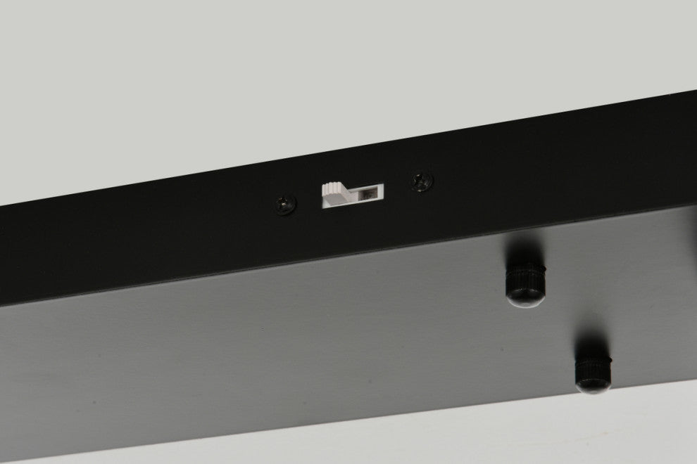 48" Adjustable LED Pendant, Black