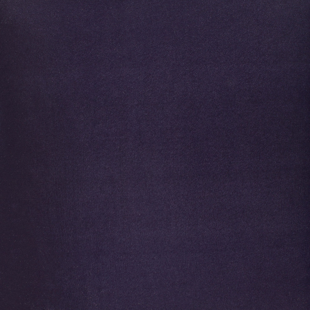 Surya Velvet Glam Navy Pillow Shell With Polyester Insert 18"H X 18"W