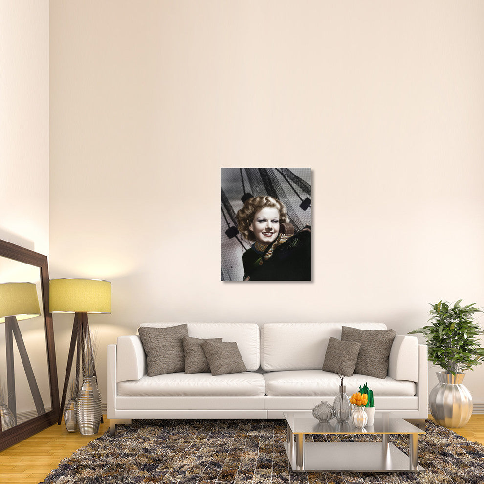 "Jean Harlow" Stretched Canvas Giclee by Hollywood Photo Archive, 32x40"