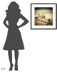 "Beach Memories" Framed Digital Print by Michael Oates, 26"x26"