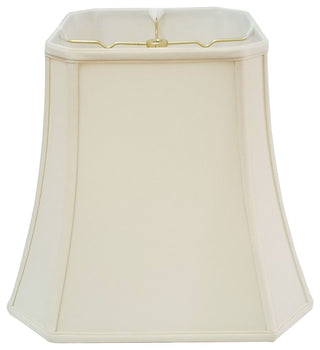 Royal Designs Square Cut Corner Basic Lampshade, Antique Gold, Eggshell, 10x16x1