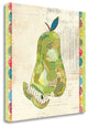 "Fruit Collage III - Pear" By Courtney Prahl, Giclee on Gallery Wrap Canvas
