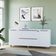 K123 Credenza, White