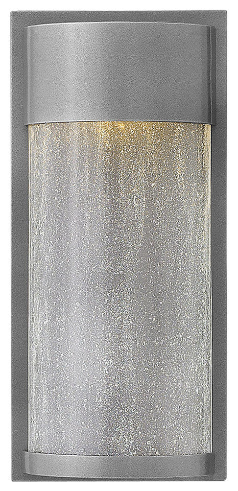 Hinkley Shelter Small Wall Mount Lantern, Hematite