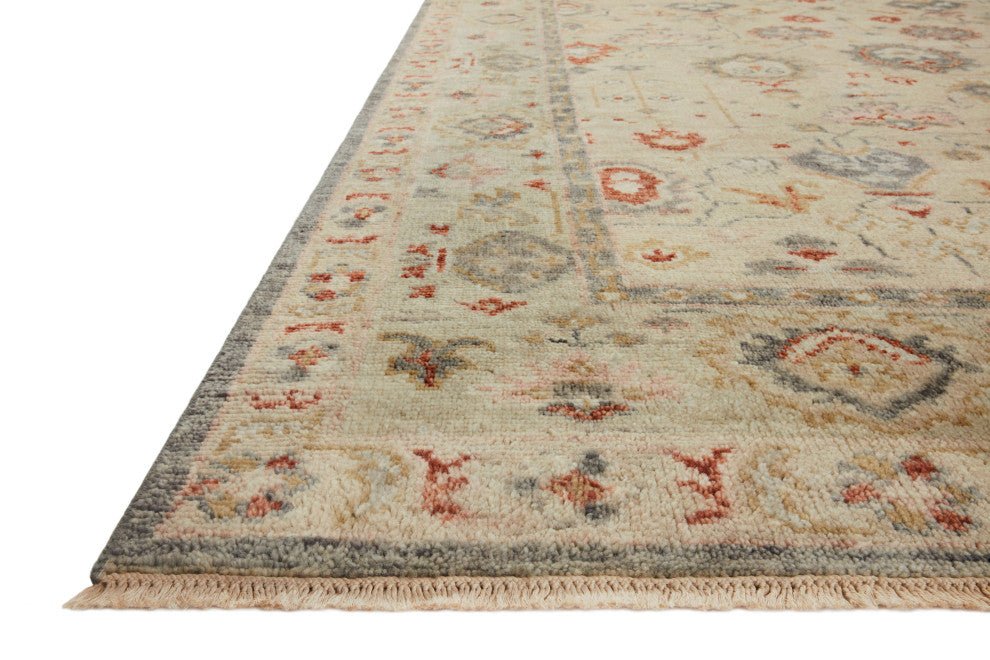 Loloi Helena Beige / Rust 2'-0" x 3'-0" Area Rug