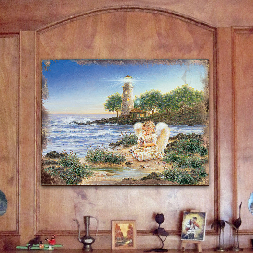 A Little Joy Wooden Block, 36 X 24