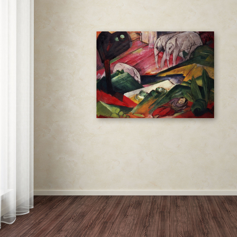 'The Dream' Canvas Art by Franz Marc
