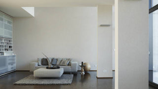 Modern Plains Textured Wallpaper, Concrete Walls, Gray White, 1 Roll
