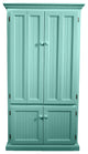 Eagle Furniture Coastal Computer Armoire Work Station, Aqua Fiesta