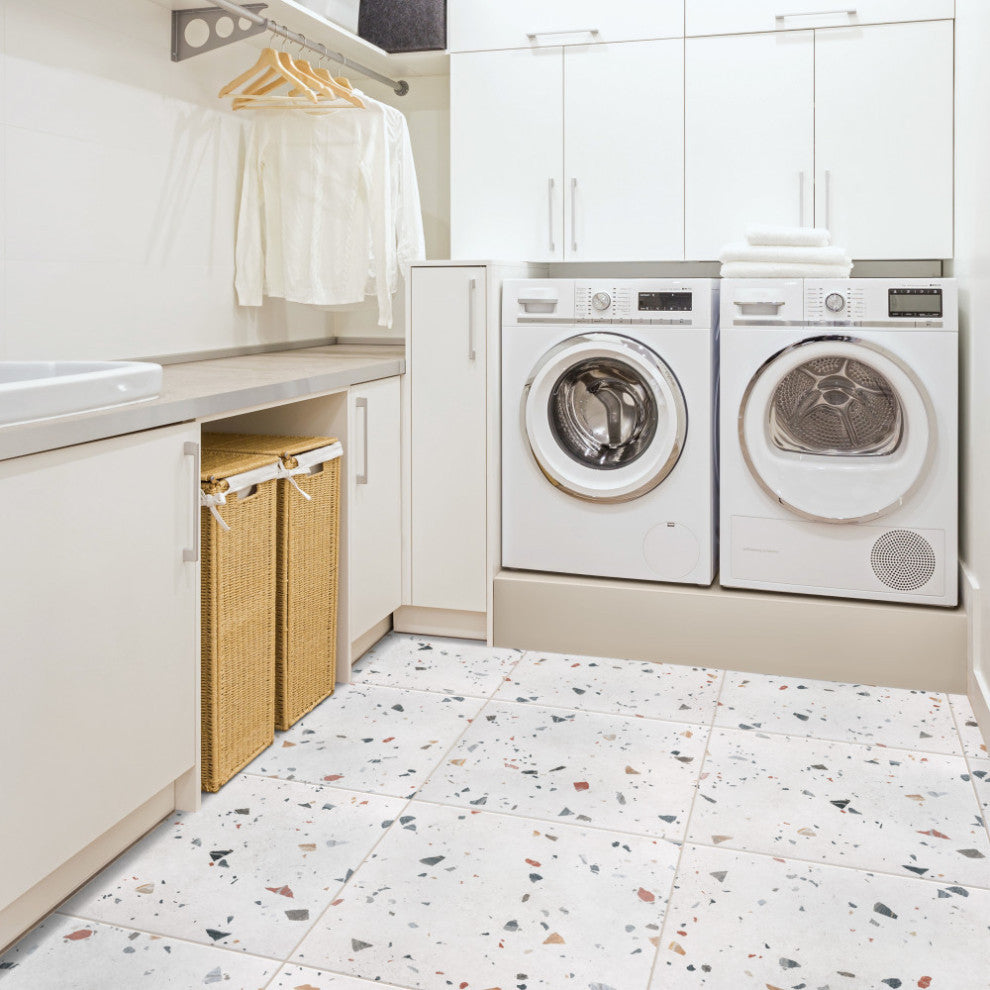 Sonar White Porcelain Floor and Wall Tile