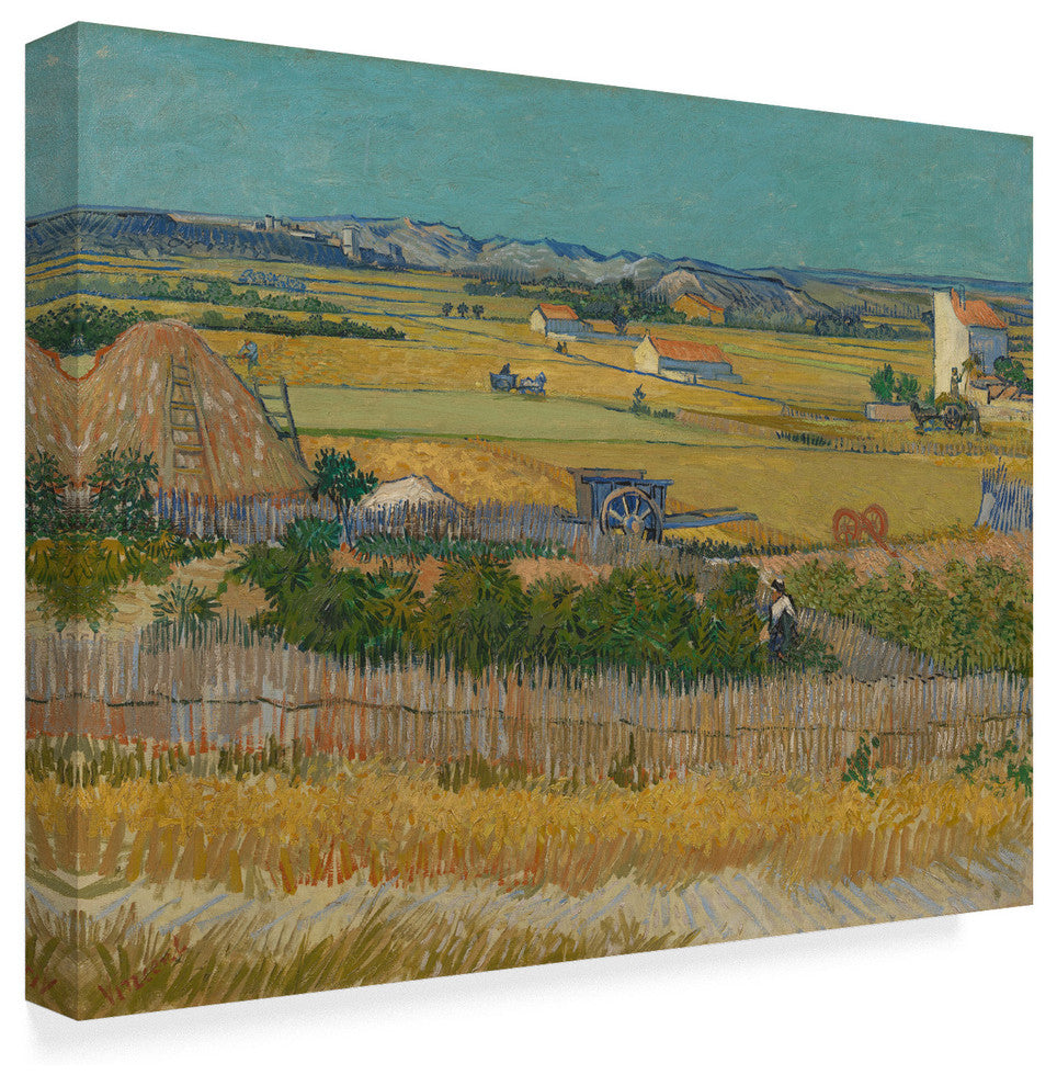 Vincent Van Gogh 'The Harvest' Canvas Art, 24"x18"